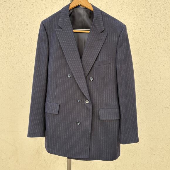 Vintage Brooks Brothers Brooksgate Pin-Striped Blazer USA Made Sports Coat Union - Picture 1 of 13